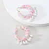 Hoop Earrings Ztech Boho Beads For Women Designer Statement Accessories Cute Korean Fashion Jewelry Christmas Gift Ear Bijoux