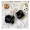 Slipper Winter Girl S Artificial Wool Fashion Slippers Children S Home Indoor Versatila utgående platta skor 230815