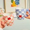 Mugs Hand Made Coffee Mug Painted Cups and Ceramic Saucers Breakfast Cup Cute Tea 230815