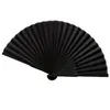 Dekorative Figuren Vintage Chinesische Stil Schwarzer Hand Fan Dance Party Falten Fans Hochzeit bevorzugt Home Dekoration