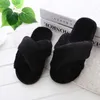 Slippers Women Slippers Winter House Faux Fur Warm Flat Female Shoes Slip on Home Furry Ladies Slippers Indoor Slides Size 36-43 X230519