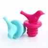 Roliga verktygsnyhet Bird Silicone Wine Bottle Stoppers Kit för vin- och dryckeflaskstoppare med 4 färg ipxtx