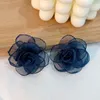 Dangle Earrings Exaggerated Large Fluffy Fabric Flower For Women Trendy Charms Wedding Big Drop 2023 Fashion Jewelry Female