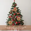 装飾花クリスマスパーティーの木の装飾クリスマスホローフラワーフェイクデコレーション