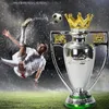 Decorative Objects Figurines Football Trophy Europe Award League Trophy Model Football Cup European Foot Ball Trophy Ornament Soccer Fan Souvenir 230814