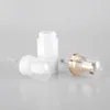 Flaconi con pompa erogatore di schiuma da 80 ml con pompa dorata Top - Contenitore di stoccaggio per lozione cosmetica per trucco in plastica Contenitore per dispenser di sapone in schiuma schiumosa Irhbd