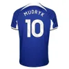 مشجعي اللاعبين Caustero Nkunku Mudryk CFC Soccer Jerseys 2023 2024 N.Jackson Enzo Colwill Lavia Palmer Sterling