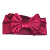 Hair Accessories Girls Gold Veet Bow Opaski dla dzieci Bowknot Princess Band Children Boutique 9 Colour