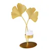 Titulares de velas 1pcs mini nórdicos de ouro de ouro de ouro criativo de pires simples de pires geométricos decoração de mesa de xícara romântica