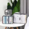 Storage Bags 7Travel Storage Bag Large Capacity Suitcase Storage Luggage Clothes Sorting Organizer Set Pouch Case Shoes Packing Cube travel 230814