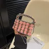 Torby na ramię Pearl Torba Crossbody Nowa popularna przenośna torba na ramię nisza mini crossbody usta czerwona torba na kobiety