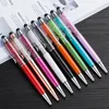 Bollpoint Penns Jonvon Satone 25 PCS Creative Rotary Metal Ball Pen Polychrome Style Metal Pen Present School Supplies Pennor för att skriva brevpapper 230815