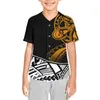 Camisas casuais masculinas Totem Totem Totem Hawaii Trotem Hawaii Prins