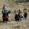 Nowością przedmioty ogrodowe horror gnomy posągi żywiczne pulpit trawnik figurka ornament kreskówka zombie krasnolud