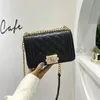 Shoulder Bags La Ma Tong Style Lingge Chain Women's Bag 2023 New Fashion Korean Version niche design single shoulder crossbody bag for women caitlin_fashion_bags