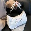 Abendtaschen 2023 Mode Frauen Satchel Cool Niet Crossbody Bag Persönlichkeit Trendy Girl hochwertige große exquisite Einkäufe