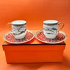 Кружки верхний класс Coffe Cups Set Ceramic Mug Фарфоровый чайный чая