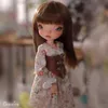 Dolls Design BJD Doll 16 Nana Salia de fazenda fofa Big Head Young Girl Resina Toys Movável Joint Maquiagem 230814