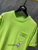 Летняя мужская модная футболка T Рубашки Chromezhearts Тенденция зеленый граффити для печати вышивка мужская женская детская с коротким рукавом T