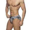 Short masculin d'été noir et blanc zèbre zébré rayé de natation à rayures sexy plage de mode à proximité