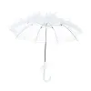 Neue Parasole Womens Western Style Hohlaushöhle Out Floral Spitzen Regenschirm Hochzeit Brauthandbuch Öffnung Fleur Parasol Rüschen Trad Romanticzz