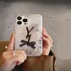 مصممي الأزياء الكلاسيكيون علبة الهاتف النسائية الفاخرة iPhone Cases Flower Flower Printed for 11 12 Pro Pro Max 13 Pro Promax 14 Pro Promax