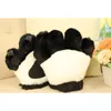 Fünf Finger Handschuhe süße Simulation Panda Pfoten Plüschhandschuhe Flauschige Tiergefüllungsspielzeuge gepolstert Handwärmer Halloween Cosplay Kostüm Fäustlinge 230815