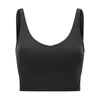 reggiseno da yoga allineare canotta femminile reggiseno sportivo classico popolare burro di fitness morbido canottiere coltura di ginnastica yoga beauty back -shock resistente con cuscinetto rimovibile all'ingrosso