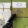luxury Designer ophidia nylon canvas Mini bag Womens mens card holder Shoulder handbag silver chain bags crossbody purse wallet cl268F