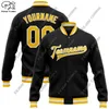 Men's Jackets 3D Printing Custom Name Black Jacket Colorful Font Full Snap Jacket Unisex Team Gift Winter Arrival 1 230814