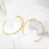 Bangle Latest Design Fashion Multicolor Irregular Gold-Plated Titanium Steel Bracelet C Bangles