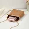 Cross Body Korean Fashion Mouth Red Bag 22023 Summer New Lingge Clip Bor