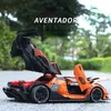 Diecast Model Araba 1 24 Lambos Scv12 Alaşım Spor Otomobil Modeli Diecasts Oyuncak Araçlar Simülasyon Ses ve Işık Geri Çekme Koleksiyonu Toys Çocuk Hediyeleri 230814