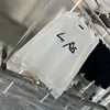22SS Designer Brief Gedruckt T-shirts T-stück Sweatshirt Mode High Street Kurzen Ärmeln Sommer Casual T-Shirt Atmungsaktiv Männer Frauen 285D