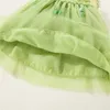 Robes de fille bébé fille été douce robe en Tulle sans manches aile de papillon a-ligne plage robe de soirée de mariage robe de princesse