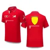T-shirts pour hommes F1 Racing Polo Shirt Nouvelle équipe T-shirt à revers Même personnalisé