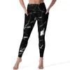 Frauen Leggings Marmor Kunst sexy metallische Gold Fitness Yogahosen hohe Taille Schnelltrockne Sport Legging Lady Neuheit Design Leggins