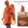 3F UL Gear Single Person Rain Coat Ultralight Outdoor 3 w 1 Multifunctio Poncho Arening Stopins do turystyki turystycznej