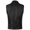 Men's Vests Waistcoat Spring And Autumn Wedding Host Retro Dress Fashion Casual Plus-Size Coat