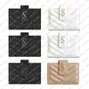 Ladies Fashion Designer Luxury Caviar MATELASS Business Card Holder Grain De Poudre Embossed Leather Wallet Coin Purse Key Pouch Socialite Outfit Bag 607907