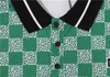 Designerskie koszule polo luksusowe polo casual męskie t -koszulki druk haftowy moda High Street Man Tee A5