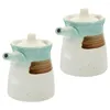 Storage Bottles Ceramic Household Oil Potss Vinegar Kitchen Supplies Container Japanese Bottle