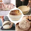 Baking molde as tigelas redondas da cesta de cesta de pão com forros para padeiros de casa fazendo 23cm