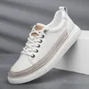 Scarpe eleganti pattini uomini allmatch in pelle casual in pelle sneaker traspiranti da uomo comodo scuola che corre laceup maschio 230814