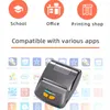 Tragbarer Mini Thermal Bluetooth -Druckerhersteller Wireless Telefon Quittung Bill POS Machine USB 2 Zoll für Loyverse SII