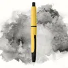 Fountain Pens Majohn A2 Reçine Pres Fountain Kalem Geri Çekilebilir EF NIB 0.4mm Mürekkep Kalemleri Offcie Okul Malzemeleri için Hediye Kalemleri Yazarak 230814