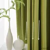 Curtain Modern Room Darkening Green Living Room Curtains Dragon Scale Texture Bedroom Drapes Thermal Insulated Curtains