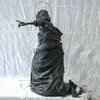 Nyhetsartiklar gotisk heminredning staty svart död skelett skyddshalloween skulptur harts dekoration hantverk ornament skalle figur j230815