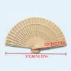 Decorative Figurines Retro Hollow Wooden Folding Fans Chinese Classic Ladies Elegant Hand Held Home Ornaments Decorations Summer