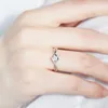 Luxury Bvlgr Top smycken tillbehör designer kvinna mobius par ring kärlek simulering diamant design modevåg smycken tillbehör Alla hjärtans dag gåva